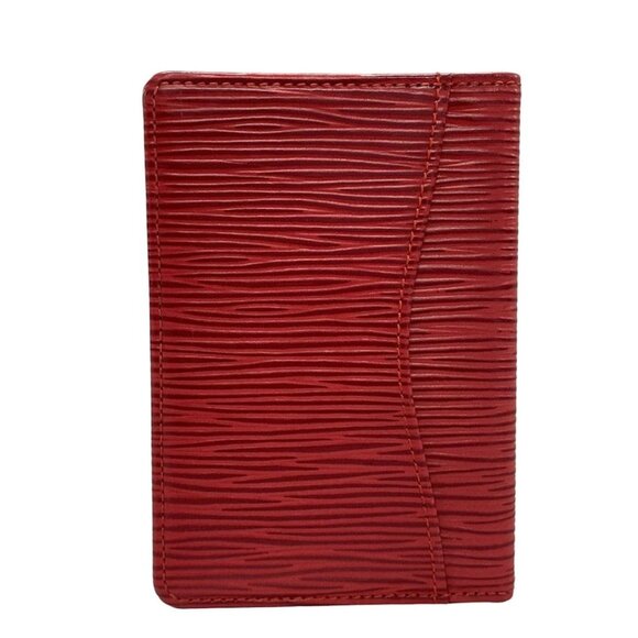 LOUIS VUITTON Organizer de Poshe Rouge Epi - Card Case 182-062725 - Picture 2 of 11